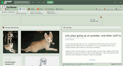 Desktop Screenshot of foxtenson.deviantart.com