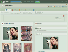 Tablet Screenshot of josie50000.deviantart.com