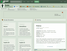 Tablet Screenshot of enskie.deviantart.com