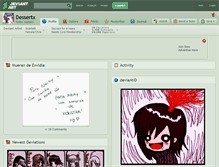 Tablet Screenshot of dessertx.deviantart.com