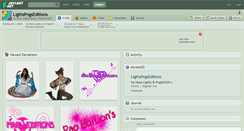 Desktop Screenshot of ligthspngseditions.deviantart.com