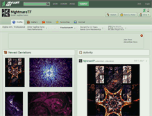 Tablet Screenshot of nightmaretf.deviantart.com