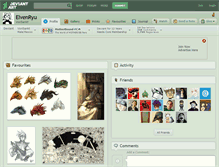 Tablet Screenshot of elvenryu.deviantart.com
