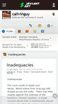 Mobile Screenshot of calivinguy.deviantart.com