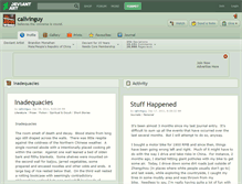 Tablet Screenshot of calivinguy.deviantart.com