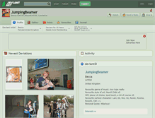 Tablet Screenshot of jumpingbeamer.deviantart.com