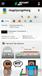 Mobile Screenshot of megaspongekang.deviantart.com