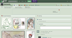 Desktop Screenshot of missinsanity.deviantart.com