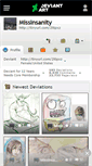 Mobile Screenshot of missinsanity.deviantart.com