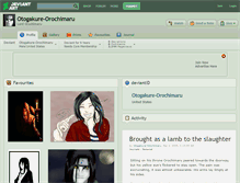 Tablet Screenshot of otogakure-orochimaru.deviantart.com