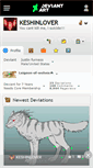 Mobile Screenshot of keshinlover.deviantart.com