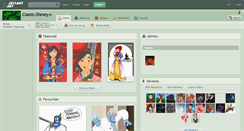 Desktop Screenshot of classic-disney.deviantart.com