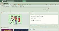 Desktop Screenshot of cheekysaru.deviantart.com