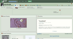 Desktop Screenshot of luna-the-bat.deviantart.com