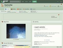 Tablet Screenshot of equinoxmay.deviantart.com