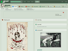 Tablet Screenshot of graysee.deviantart.com