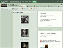 Tablet Screenshot of deviant-sinners.deviantart.com