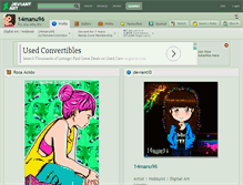 Tablet Screenshot of 14manu96.deviantart.com