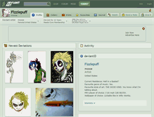 Tablet Screenshot of fizzlepuff.deviantart.com