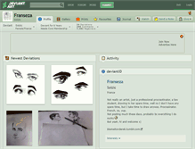 Tablet Screenshot of franseza.deviantart.com