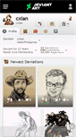 Mobile Screenshot of cxian.deviantart.com