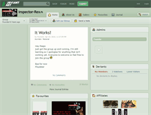 Tablet Screenshot of inspector-rex.deviantart.com