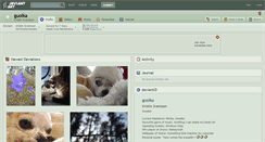Desktop Screenshot of guoika.deviantart.com