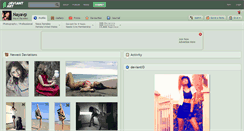Desktop Screenshot of nayavp.deviantart.com