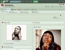 Tablet Screenshot of msphattypoo.deviantart.com