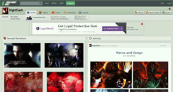 Desktop Screenshot of nightslash.deviantart.com