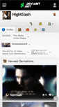 Mobile Screenshot of nightslash.deviantart.com