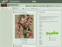 Tablet Screenshot of best-resources.deviantart.com