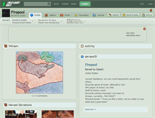 Tablet Screenshot of firepool.deviantart.com