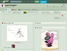 Tablet Screenshot of angelicsdaughter.deviantart.com
