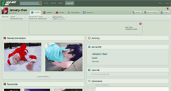 Desktop Screenshot of january-chan.deviantart.com