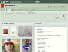 Tablet Screenshot of mariomaker24.deviantart.com