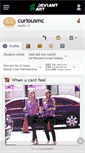 Mobile Screenshot of curiousmc.deviantart.com