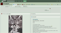 Desktop Screenshot of demugorgon.deviantart.com
