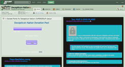 Desktop Screenshot of decepticon-nation.deviantart.com