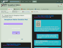 Tablet Screenshot of decepticon-nation.deviantart.com