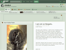 Tablet Screenshot of plangkye.deviantart.com