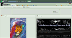 Desktop Screenshot of julieraven.deviantart.com