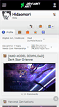 Mobile Screenshot of hidaomori.deviantart.com