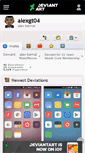 Mobile Screenshot of alexgt04.deviantart.com