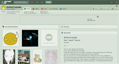 Desktop Screenshot of molotovcupcake.deviantart.com