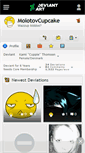 Mobile Screenshot of molotovcupcake.deviantart.com
