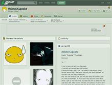 Tablet Screenshot of molotovcupcake.deviantart.com