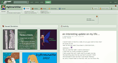 Desktop Screenshot of nightmarishstar.deviantart.com