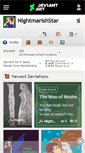 Mobile Screenshot of nightmarishstar.deviantart.com