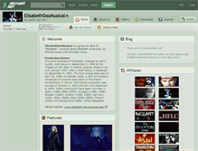 Tablet Screenshot of elisabethdasmusical.deviantart.com